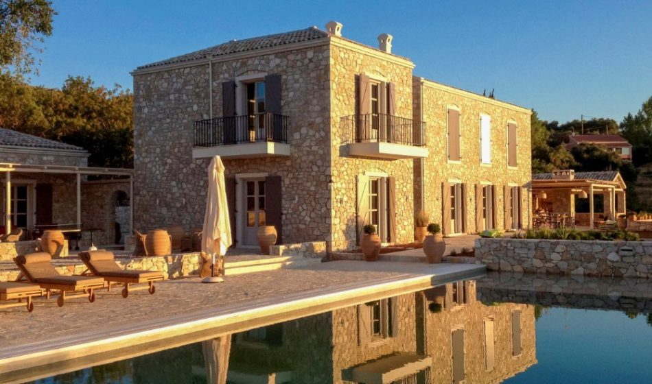 Koukos Country Villa, Corfu - Main House and Pool